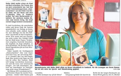Zeitungsporträt über mich in der Rheinpfalz